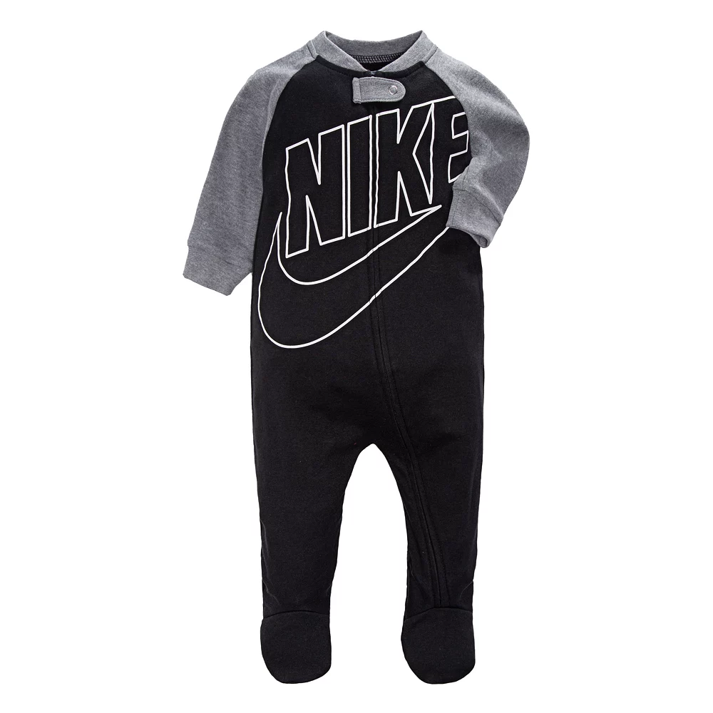 Baby Boy Nike Futura Black Footed Sleep & Play
