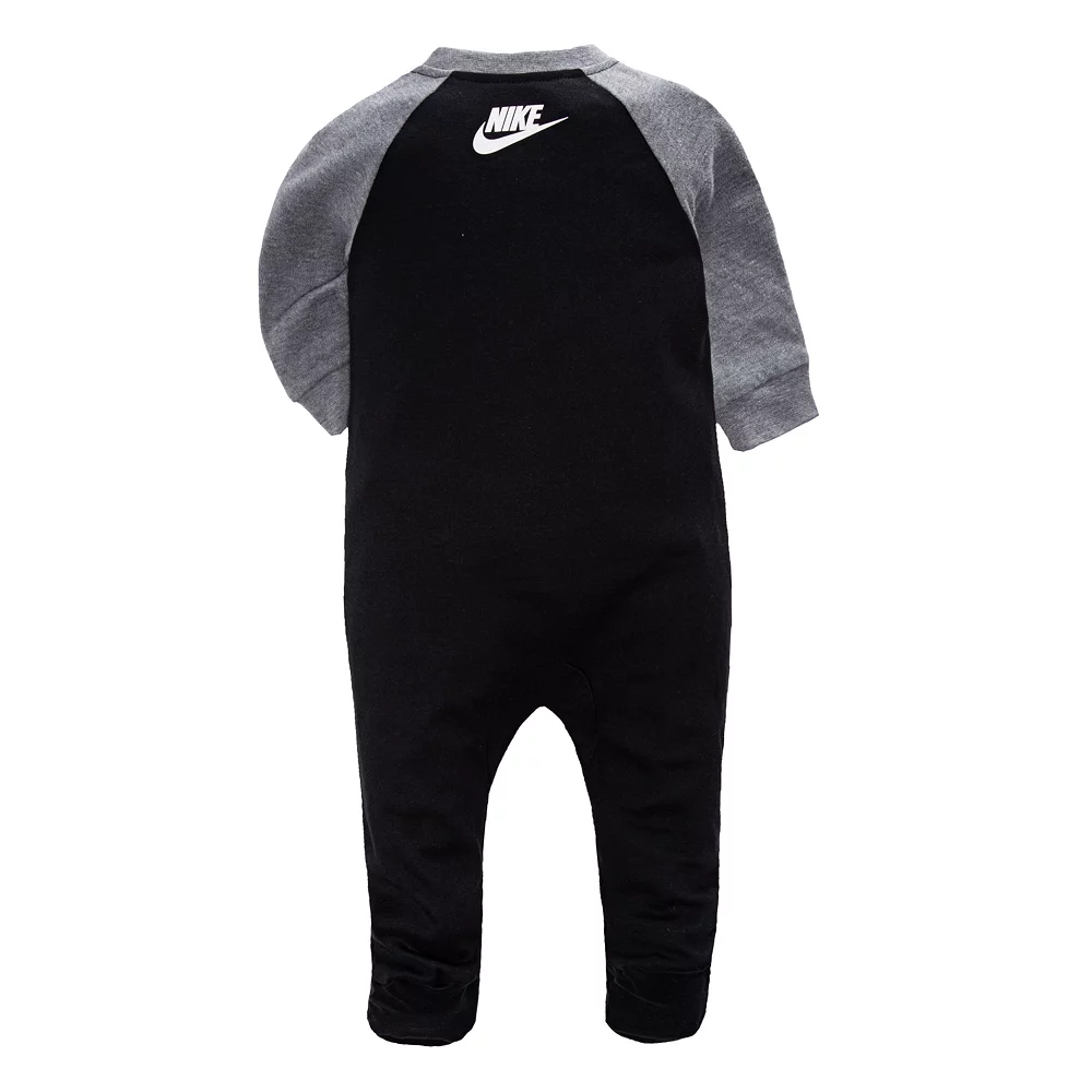 Baby Boy Nike Futura Black Footed Sleep & Play - Image 2