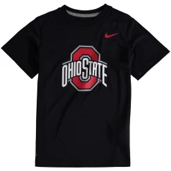 Youth Nike Black Ohio State Buckeyes Logo Legend Dri-FIT T-Shirt