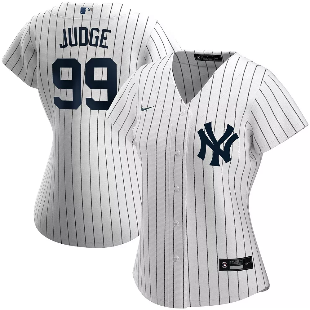Women's Nike Aaron Judge White New York Yankees Home Replica Player Jersey