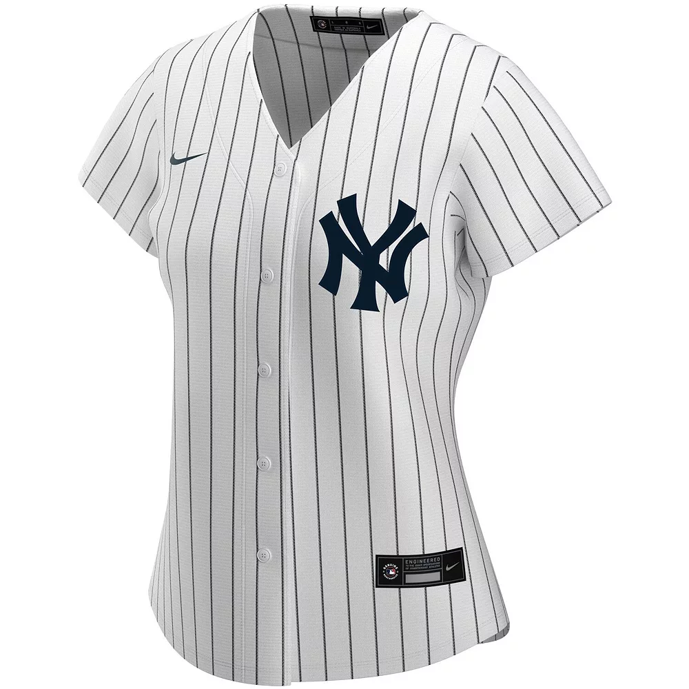 Women's Nike Aaron Judge White New York Yankees Home Replica Player Jersey - Image 3