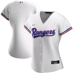 Women's Nike White Texas Rangers Home Replica Team Jersey