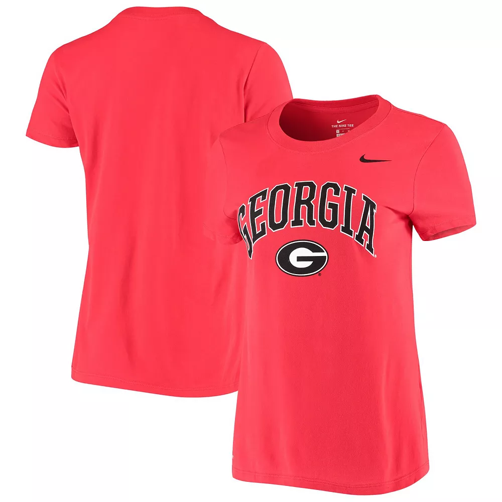 Women's Nike Red Georgia Bulldogs Arch Performance T-Shirt - Image 2