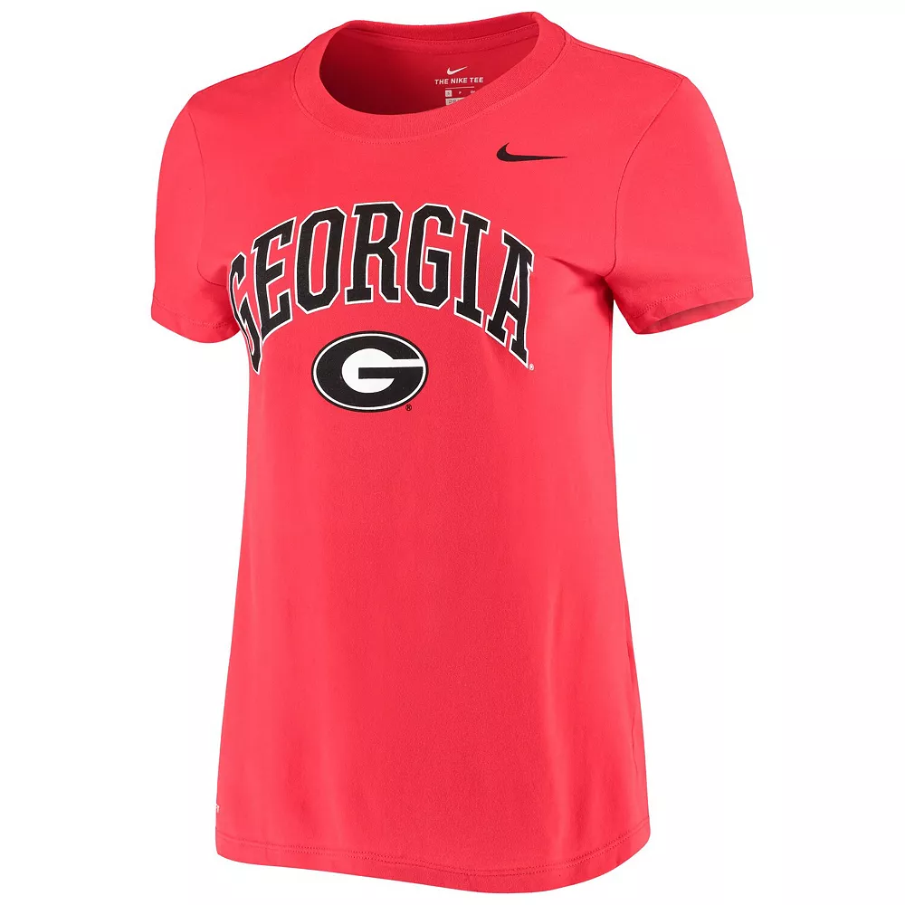 Women's Nike Red Georgia Bulldogs Arch Performance T-Shirt - Image 3