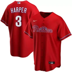 Youth Nike Bryce Harper Red Philadelphia Phillies Alternate Replica Player Jersey