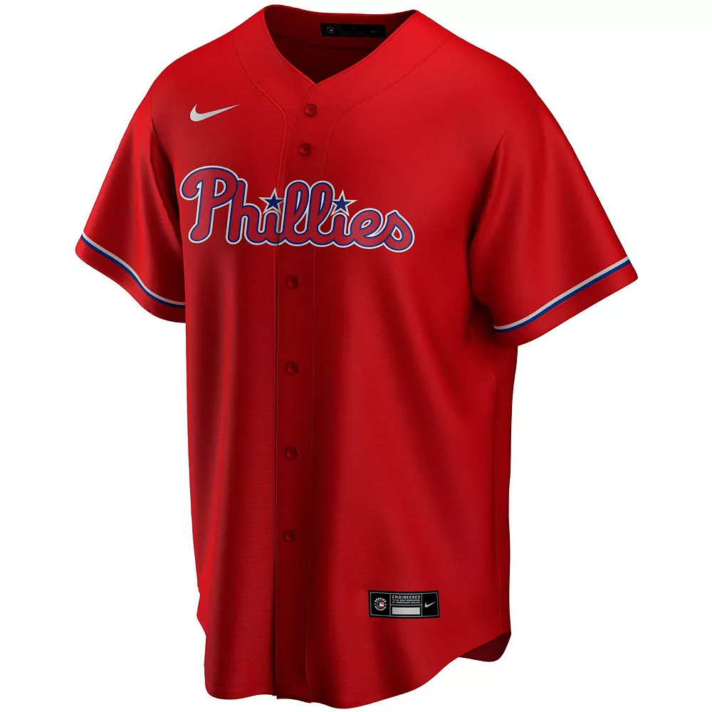 Youth Nike Bryce Harper Red Philadelphia Phillies Alternate Replica Player Jersey - Image 3