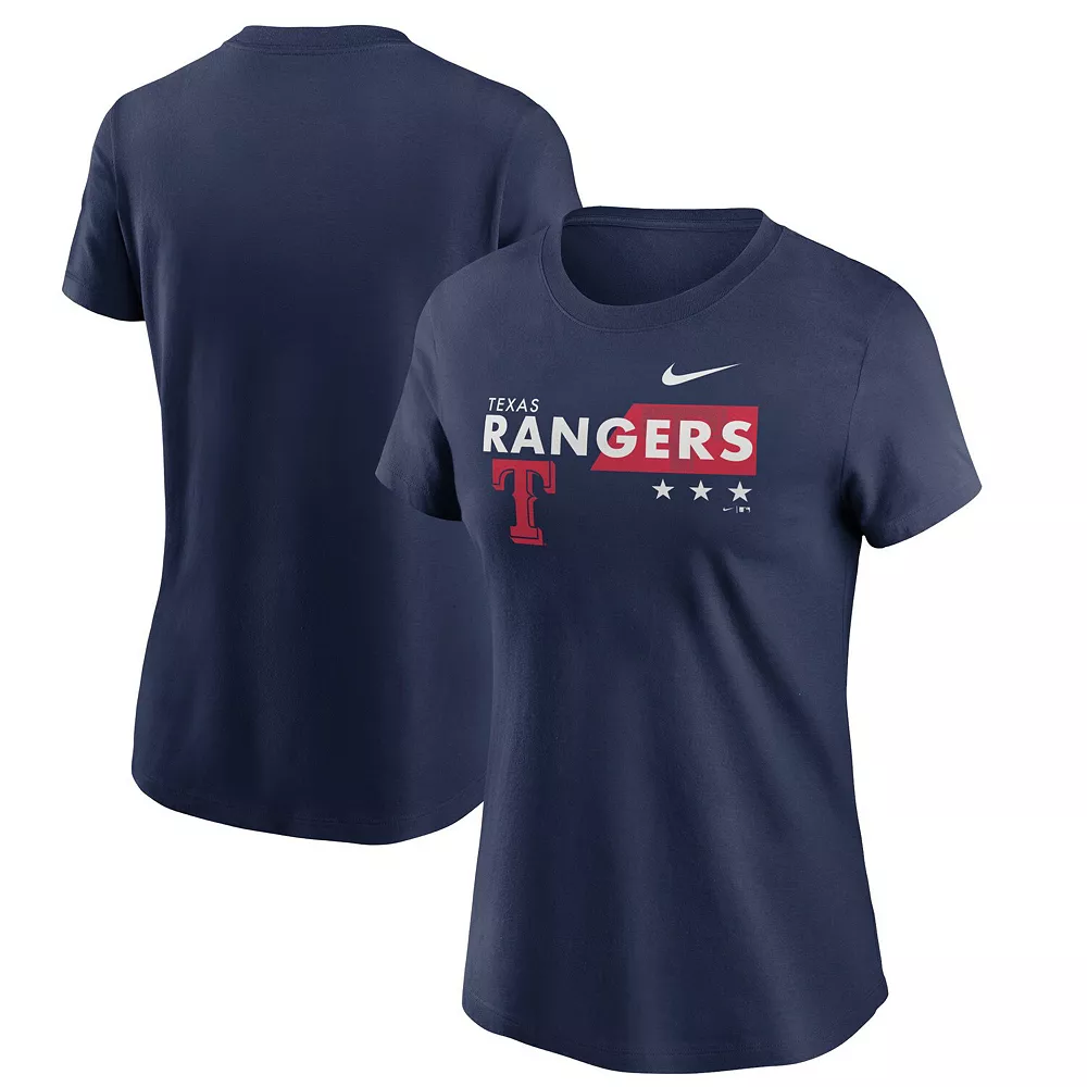 Women's Nike Navy Texas Rangers Americana T-Shirt - Image 2