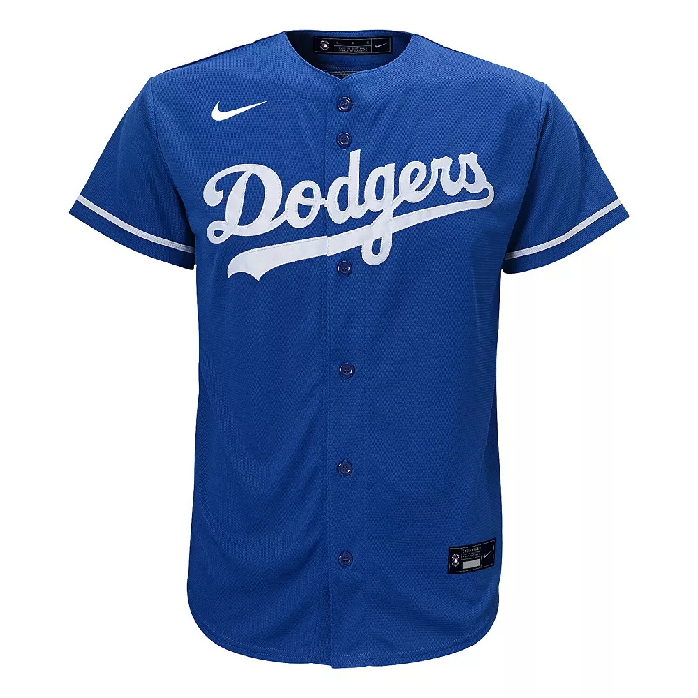 Youth Nike Mookie Betts Royal Los Angeles Dodgers Alternate Replica Player Jersey - Image 3