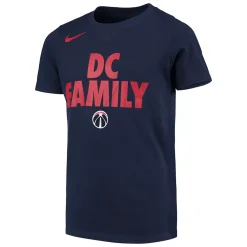 Youth Nike Navy Washington Wizards Team Attitude Performance Cotton T-Shirt