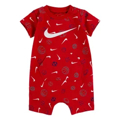 Baby Boy Nike Sports Graphics Logo Romper