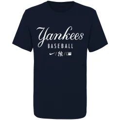 Youth Nike Navy New York Yankees Early Work Tri-Blend T-Shirt