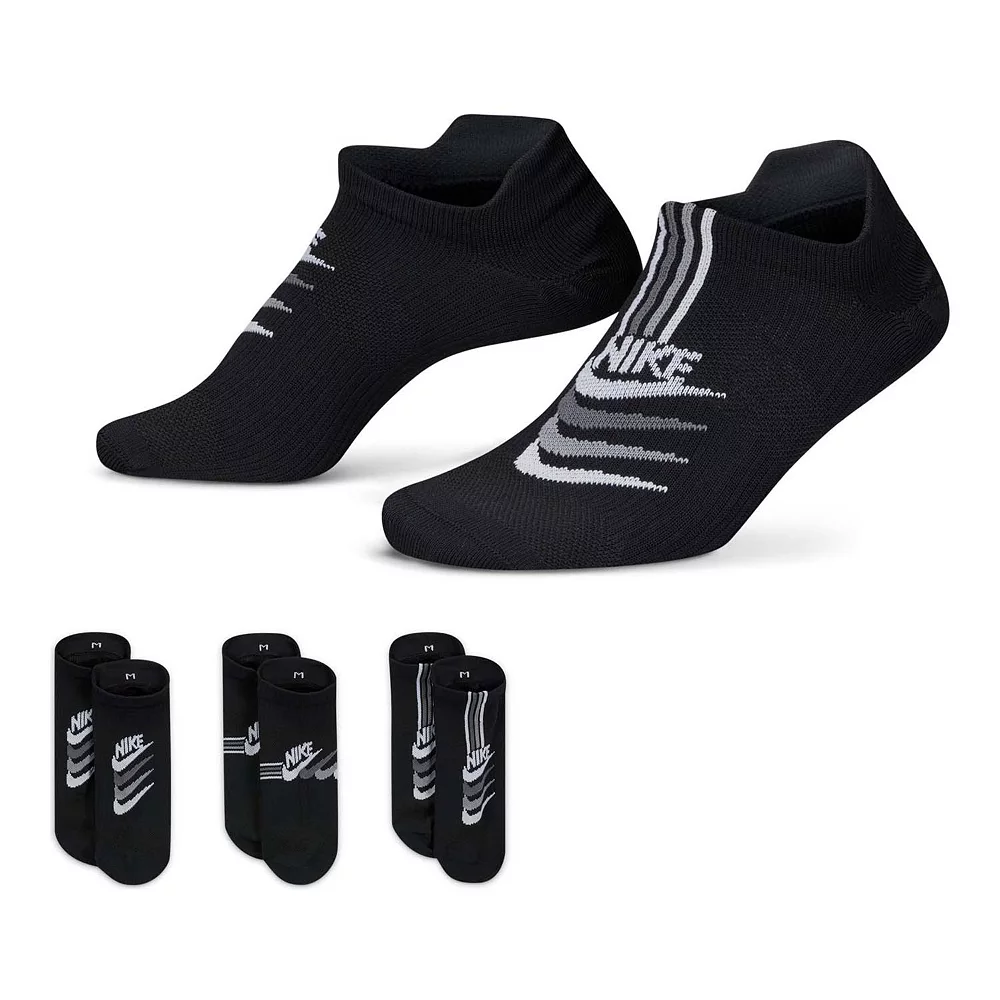Women's Nike Everyday Plus Lightweight No-Show Training Socks 3-Pack - Image 2