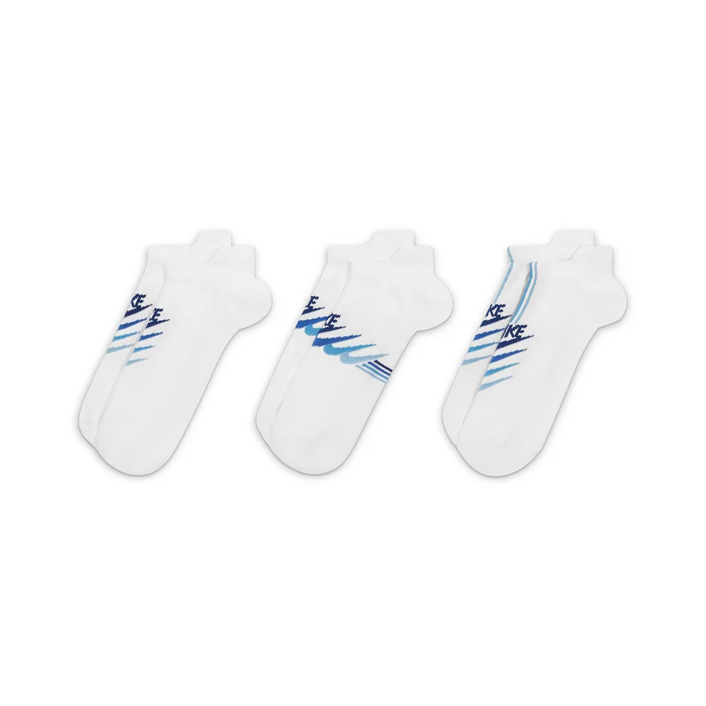 Women's Nike Everyday Plus Lightweight No-Show Training Socks 3-Pack