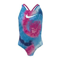 Girls 6-20 Nike Tie Dye Spiderback One-Piece Swimsuit