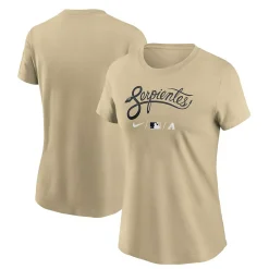 Women's Nike Gold Arizona Diamondbacks 2021 City Connect Wordmark T-Shirt