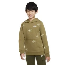 Boys 8-20 Nike Club All-Over Print Fleece Hoodie