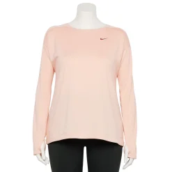 Plus Size Nike Dri-FIT Swoosh Run Mid-Layer Top