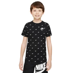 Boys 8-20 Nike Allover Swoosh Tee