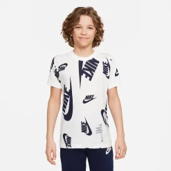 Boys 8-20 Nike Brandmark Allover Print Tee