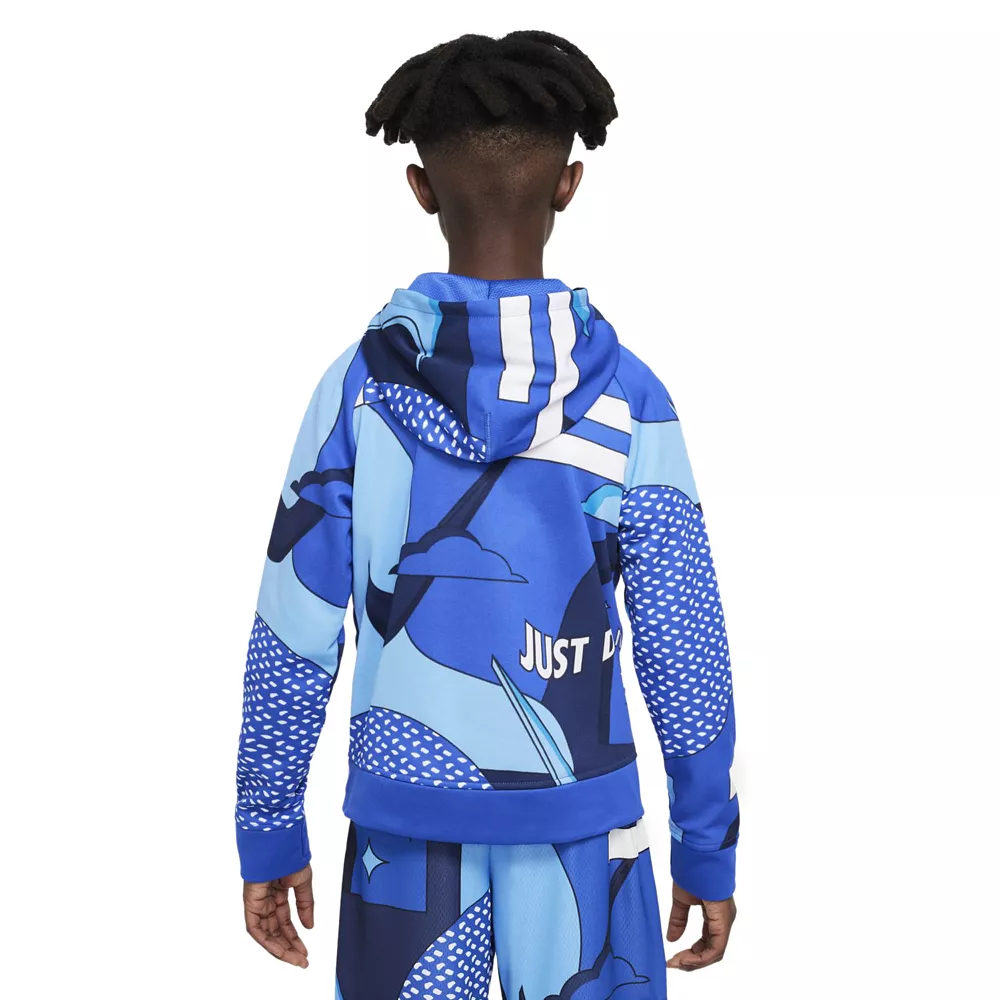 Boys 8-20 Nike Therma-FIT Printed Training Hoodie - Image 2