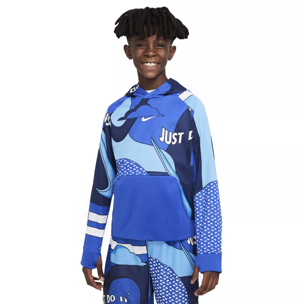 Boys 8-20 Nike Therma-FIT Printed Training Hoodie