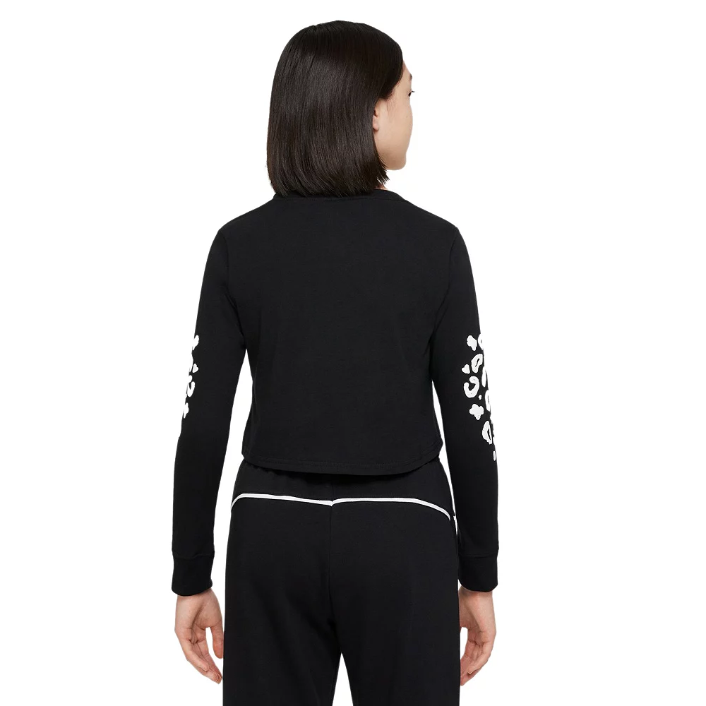 Girls 7-16 Nike Icon Clash Cropped Tee - Image 2