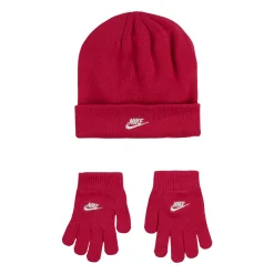 Girls 7-16 Nike Beanie Hat & Gloves Set