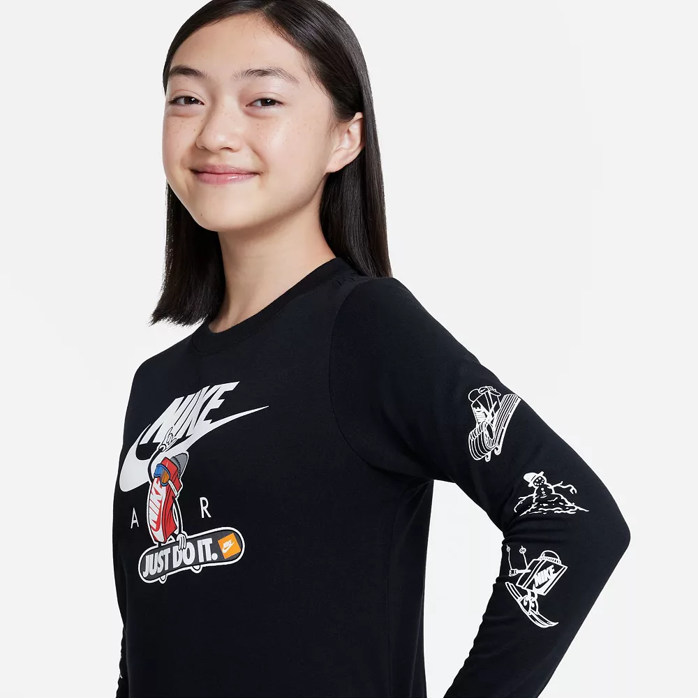 Kids 7-20 Nike Boxy Graphic Tee - Image 4