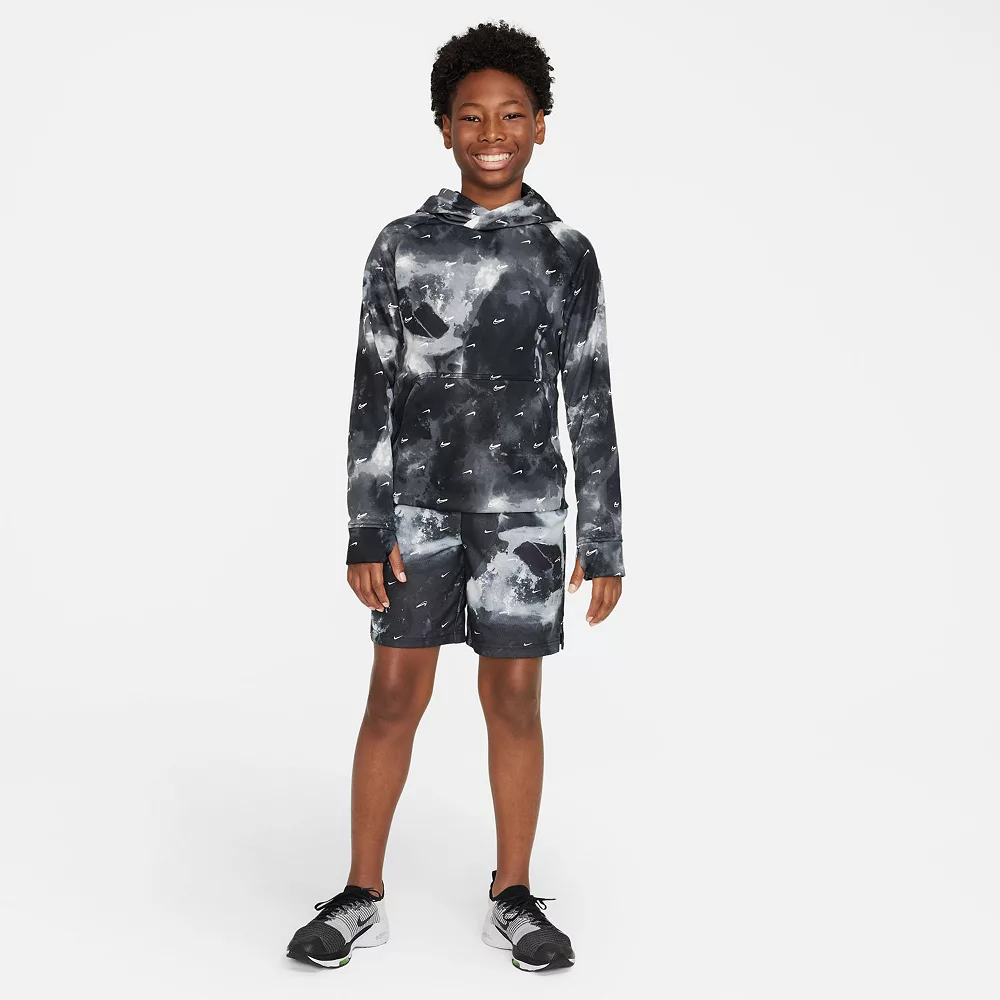 Boys 8-20 Nike Therma-FIT Printed Pullover Hoodie - Image 3