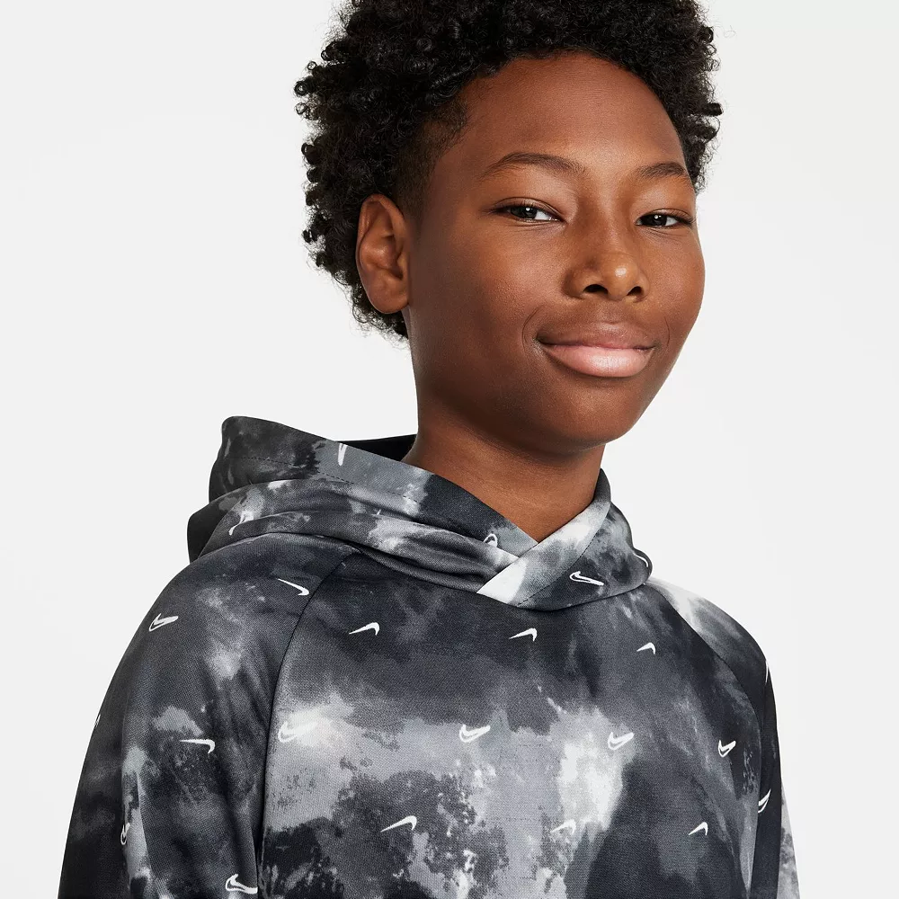Boys 8-20 Nike Therma-FIT Printed Pullover Hoodie - Image 4