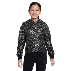 Girls 7-16 Nike Printed French Terry Fleece Hoodie