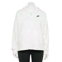 Plus Size Nike Sportswear Club Fleece Full-Zip Hoodie