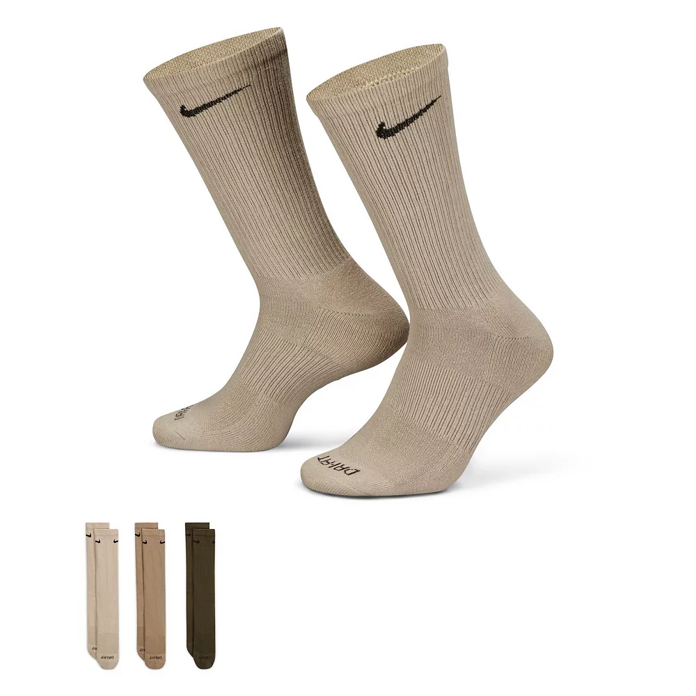 Women's Nike Everyday Plus Cushioned Training Crew Socks 3-pk. - Image 4
