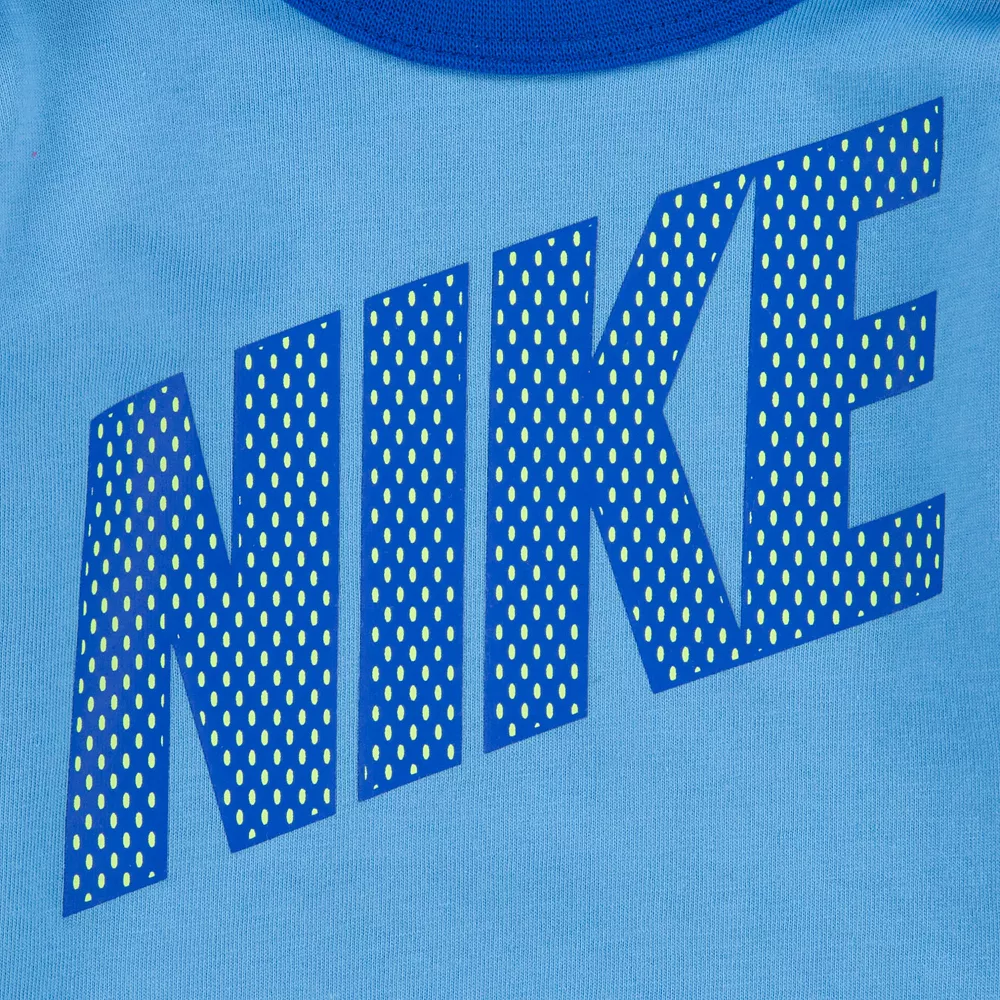 Baby Boys Nike Long Sleeve Bodysuits 3-Pack Set - Image 4