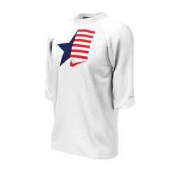Boys 6-20 Nike Americana Short Sleeve Hydroguard Rash Guard