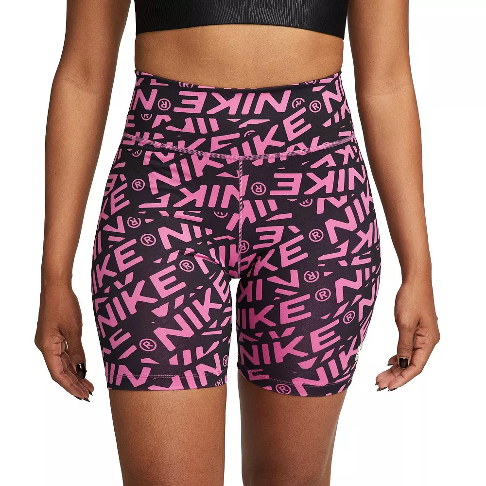 Women's Nike One Printed 7-in. Midrise Bike Shorts