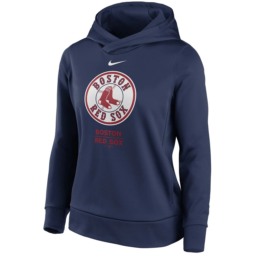 Women's Nike Navy Boston Red Sox Alternate Logo Performance Pullover Hoodie - Image 3
