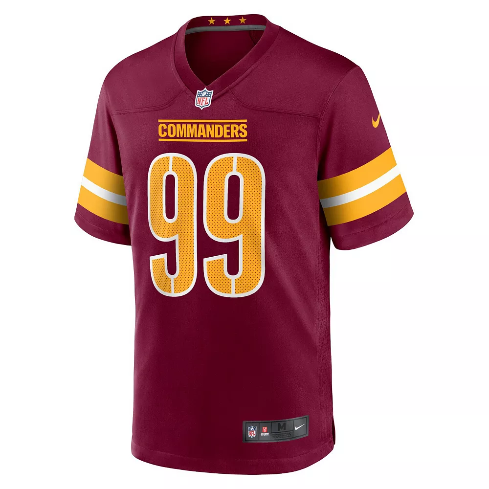 Youth Nike Chase Young Burgundy Washington Commanders Game Jersey - Image 3