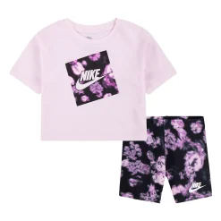 Baby & Toddler Girl Nike Boxy Tee & Bike Shorts Set