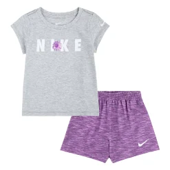 Baby & Toddler Girl Nike Tee & Space-Dye Shorts Set