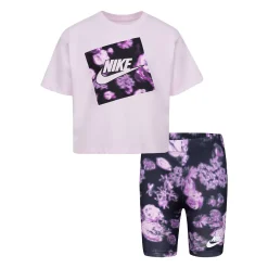 Girls 4-6x Nike Boxy Graphic Tee & Bike Shorts Set