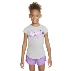 Girl 4-6x Nike Floral Logo Tee