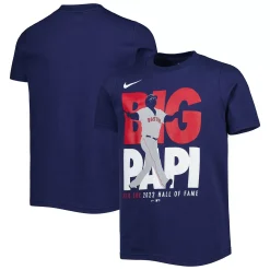 Youth Nike David Ortiz Navy Boston Red Sox Big Papi Name & Number T-Shirt