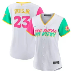 Women's Nike Fernando Tatis Jr. White San Diego Padres 2022 City Connect Replica Player Jersey