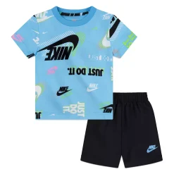 Toddler Boy Nike Active Joy Logos Tee & Shorts Set