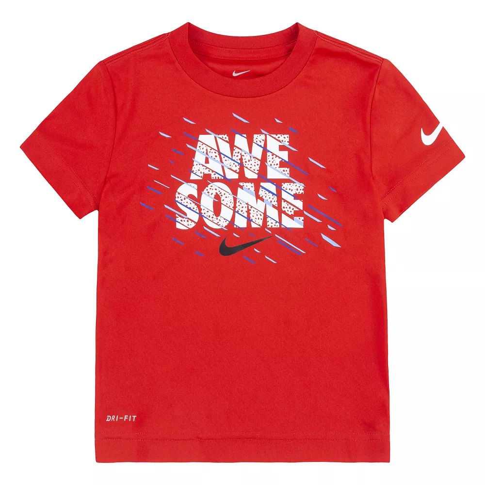 Toddler Boy Nike "Awesome" Graphic Tee