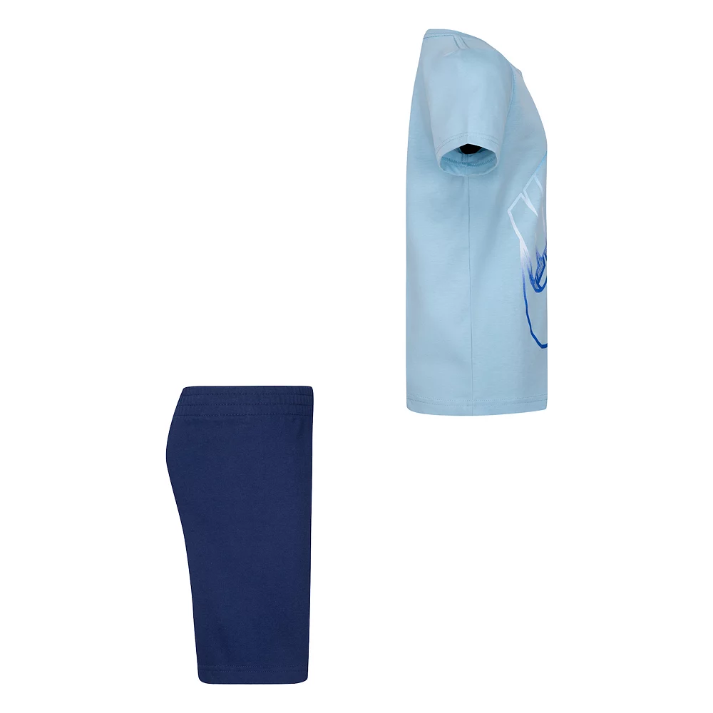 Boys 4-7 Nike Sportswear Logo Tee & Shorts Set - Image 4