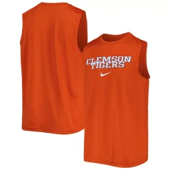 Youth Nike Orange Clemson Tigers Legend Performance Sleeveless T-Shirt