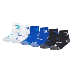 Boys Nike 3BRAND By Russell Wilson 6-Pack Socks