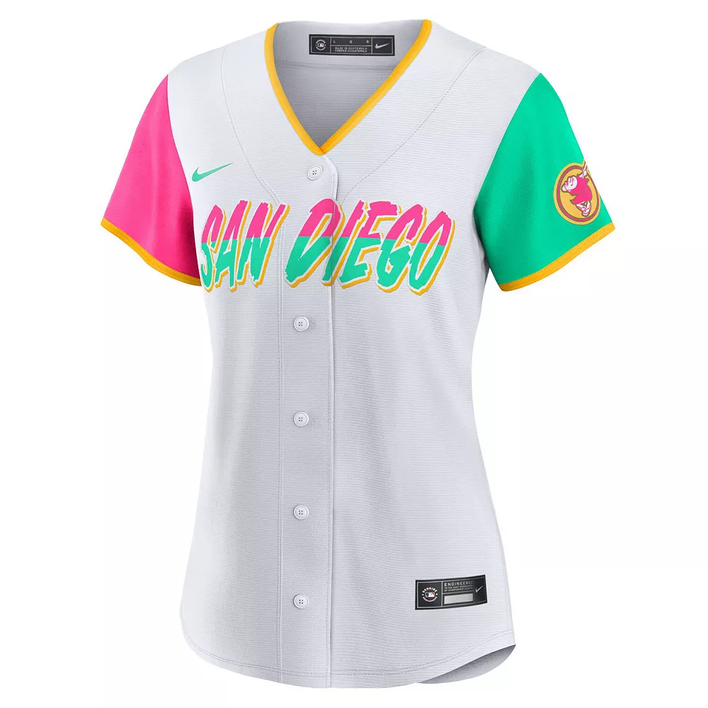 Women's Nike White San Diego Padres 2022 City Connect Replica Team Jersey - Image 3